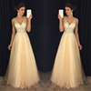 European and American new evening dress chiffon sequins dress