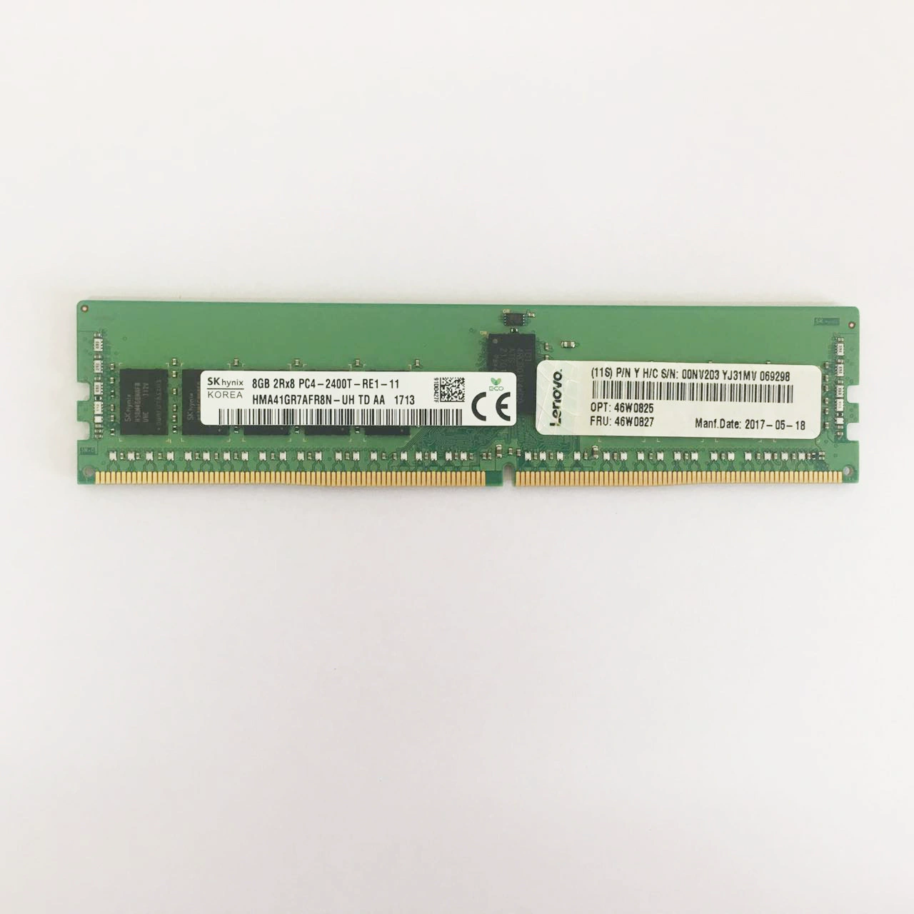Память сервера Lenovo IBM 8GB DDR4 2400MHz совместима M4/M5/X6 номер: 46W0821