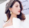 Retro metal universal earrings, European style, simple and elegant design