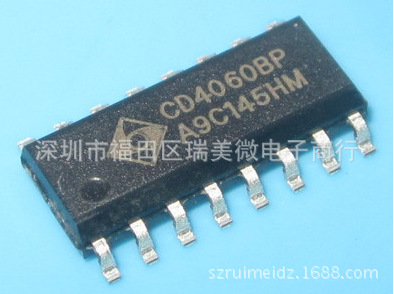 全新 CD4060 逻辑IC二进制逻辑除法计数器 SOP16 原装正品