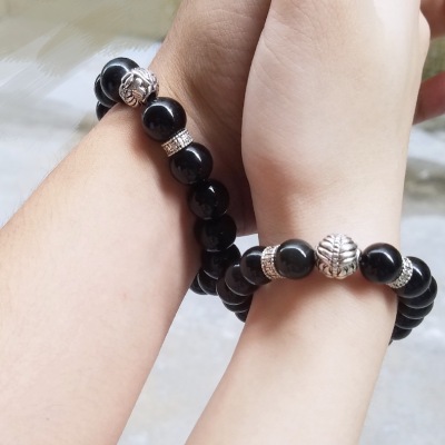 natural Ice Obsidian Brave bracelet Obsidian lovers Brave bracelet Obsidian Beads Hand string wholesale