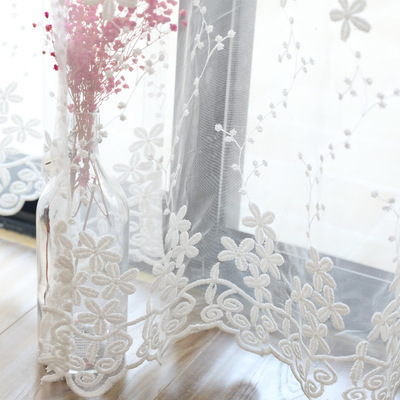 The new small fresh 2.8 Width white . curtain Bedroom curtains finished product customized On behalf of