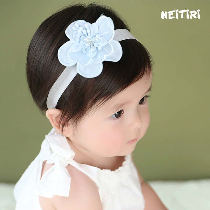 Детская повязка для волос с цветком из бисера Angel Neitiri в Корейском стиле ручной работы Детские аксессуары для волос детский головной убор