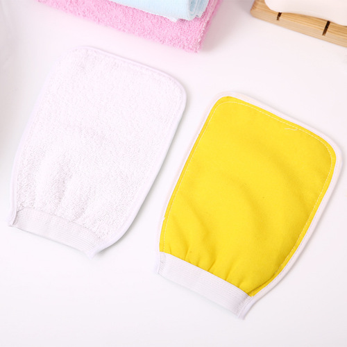 Single-layer bath towel, double-sided bath towel, powerful mud removal, Northeastern mud rub thin gloves