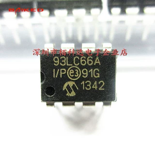 93LC66A-I/P DIP-8 存储器 EEPROM 4KBIT 2MHZ 进口原装