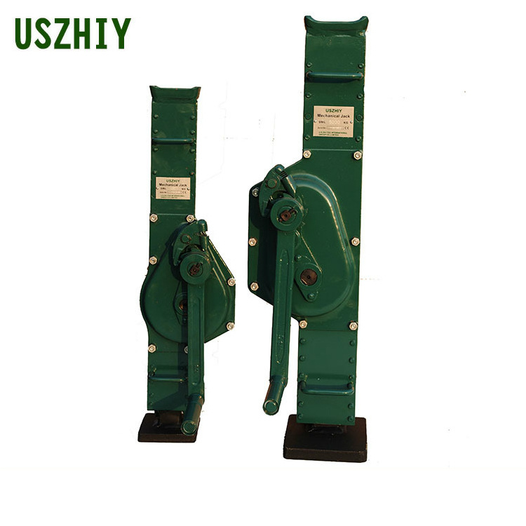 智友uszhiy手摇挎顶HVP1.5ton跨顶机械式 爪式千斤顶高位低位两用