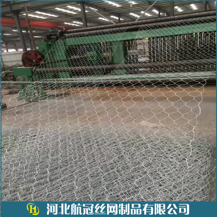 防洪护堤重型六角格宾石笼网  镀锌格宾网水利建设六角石笼网箱