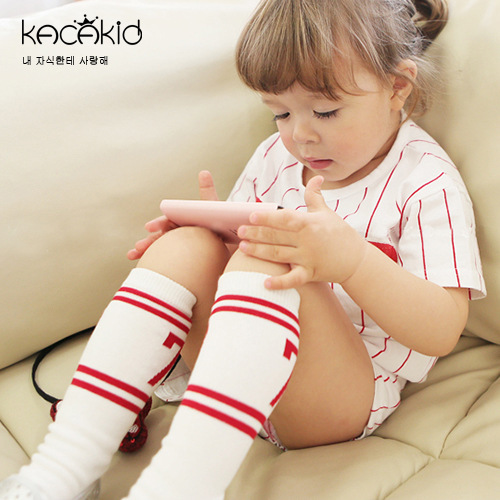 Newborn socks, children's summer socks, wholesale kacakid baby thin mid-calf girls' red sports socks