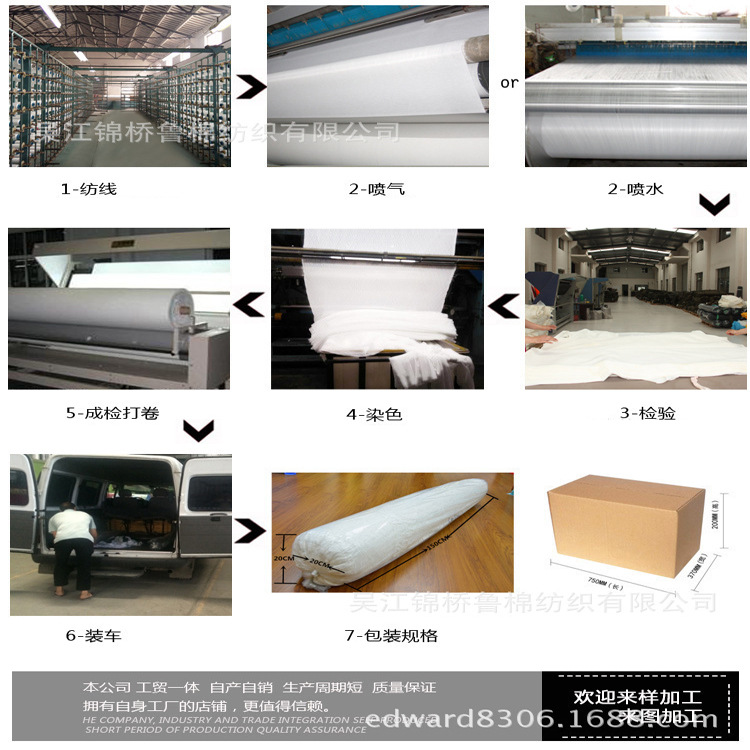 机器全套改大小后鲁棉图标织机车间