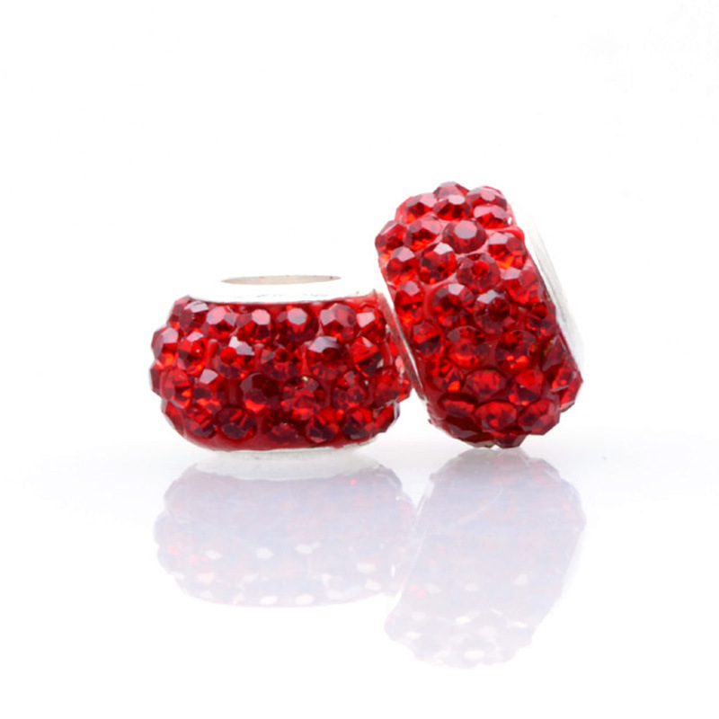 1 Piece Diameter 10mm Alloy Zircon Geometric Polished Beads display picture 1