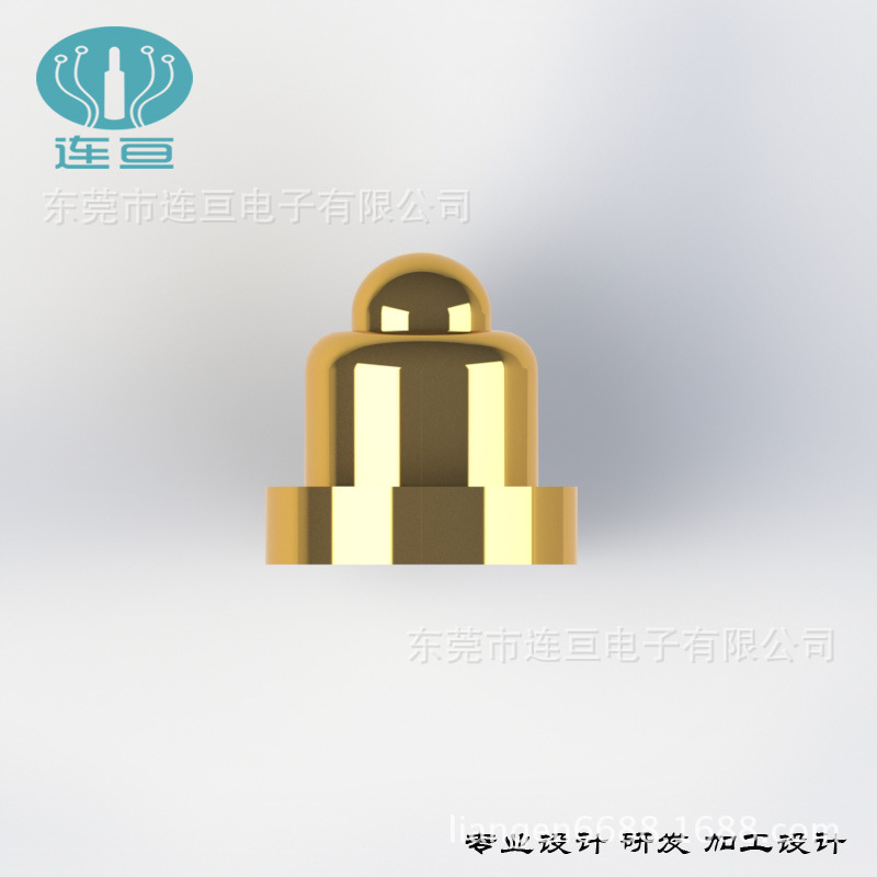 pogopin弹簧针2.0mm贴片式超短体接触针连接器环保高频传输