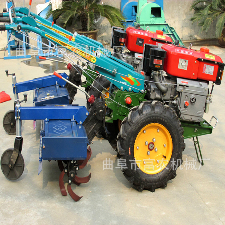 柴油大马力犁田机  多功能田园管理机手扶式柴油旋耕机