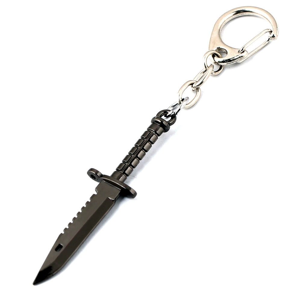 CS Counter Strike Карамбит игра M9 нож cs Claw Knife сплав Модель брелок-ожерелье оптом