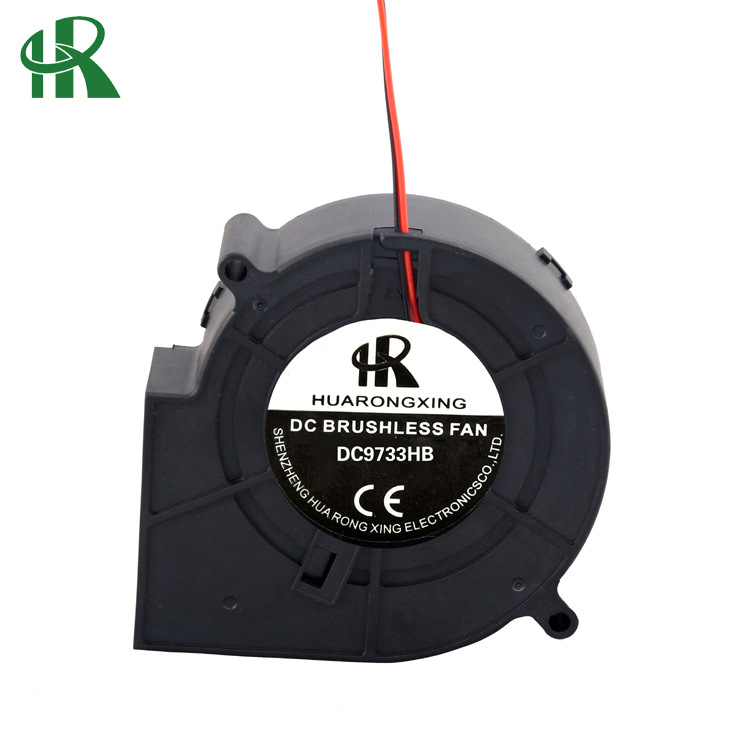 厂家供应9733鼓风机正玄波低噪音直流鼓风机工业散热风扇低压风机