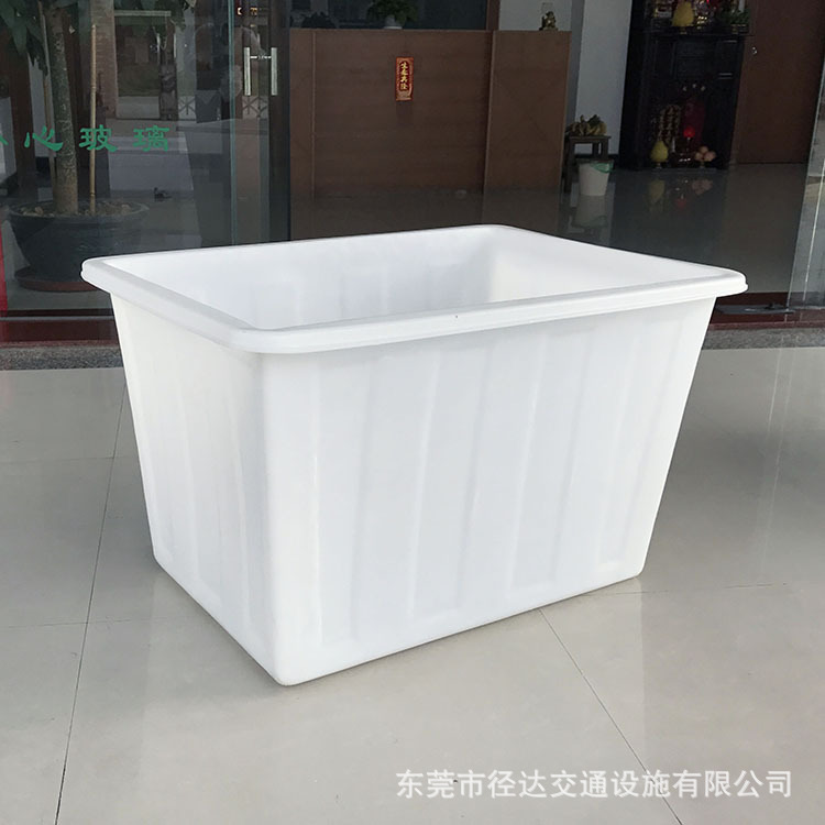 300L方桶翻边 塑料方桶滚塑容器塑胶水箱方箱养殖箱桶