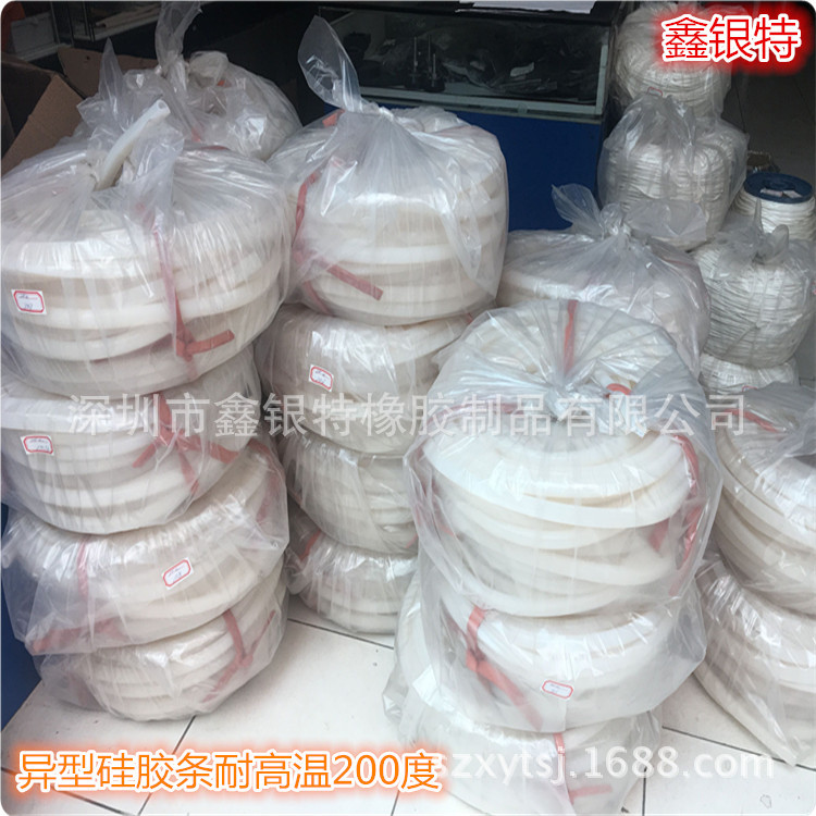 E形硅胶条 烘箱高温硅胶条  异型硅胶条 优质硅胶圆条