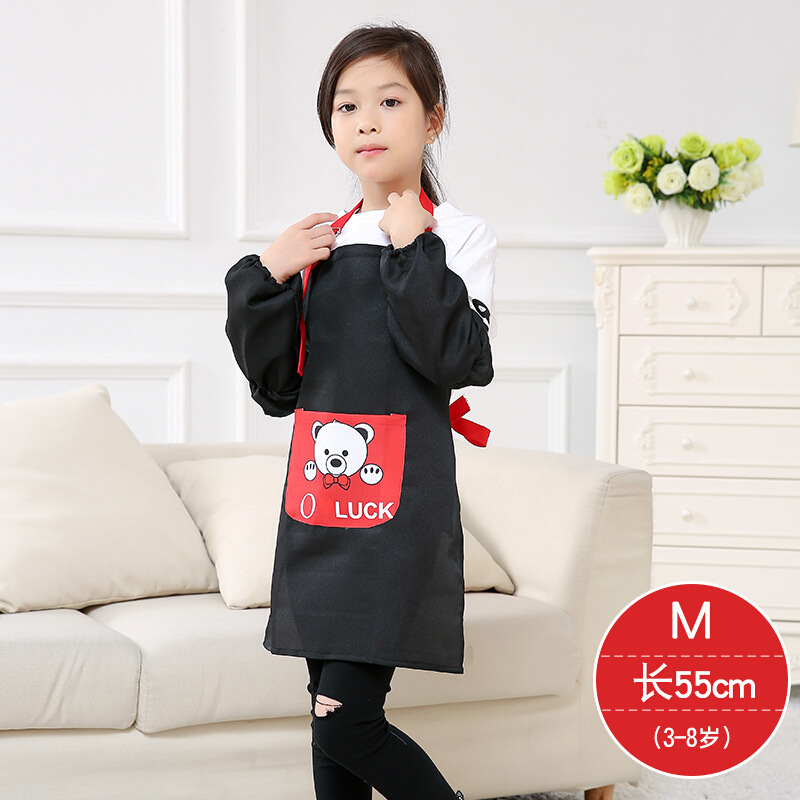 Delantal DE LOS NIÑOS Geliao logotipo personalizado arte pintura hornear micro impermeable delantal infantil Impresión de jardín de infantes