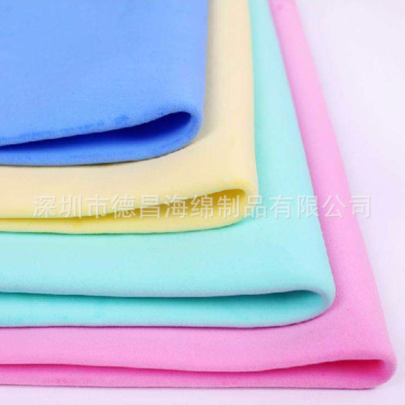 汽车内饰擦车毛巾仿玻璃清洁抹布4s店厂家鹿皮吸水不掉毛