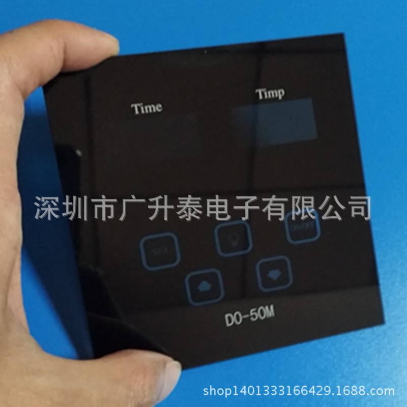 廠家生産異形開口鋼化玻璃打孔玻璃視窗電子鋼化玻璃