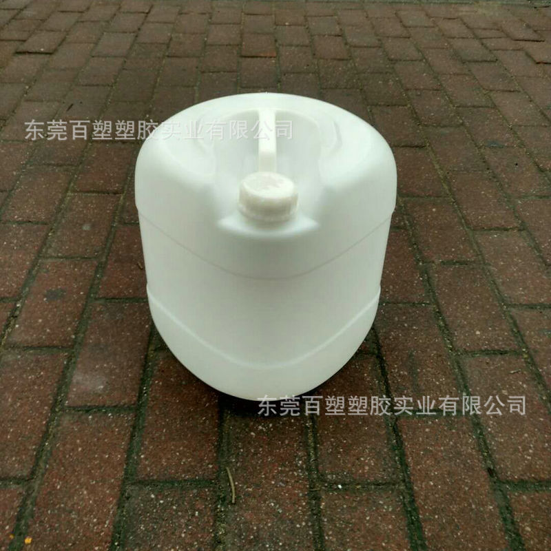 厂家直销全新料20L升食品级塑料桶20KG公斤方形白色塑料化工桶