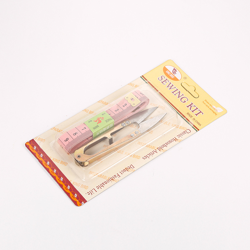 彩色剪刀 家居DIY工具 U型剪刀 十字绣剪 刀纱剪 线头剪|ru