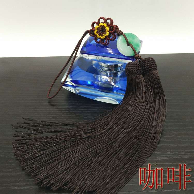 太阳花平安扣挂件  咖啡