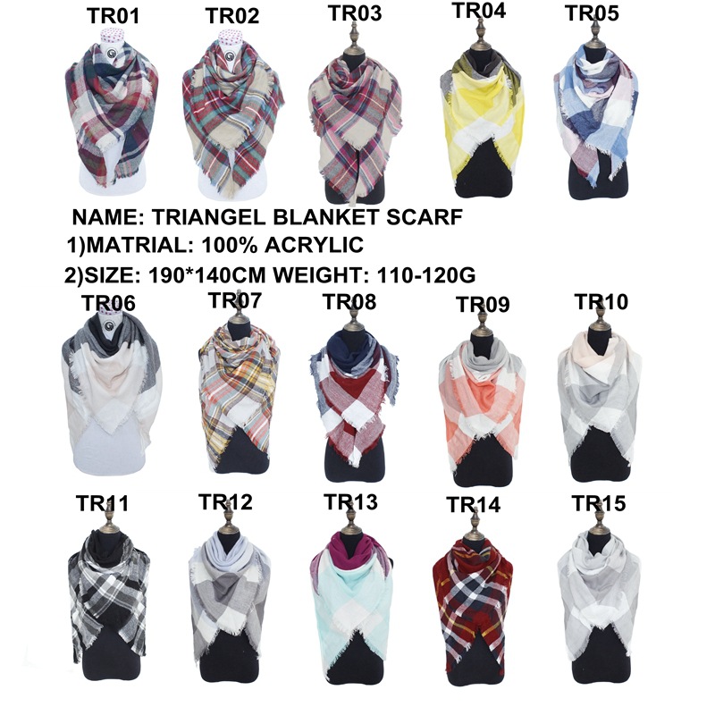 热销款时尚防羊绒保暖围巾方巾女士欧美披肩百搭 三角巾 厂家批发