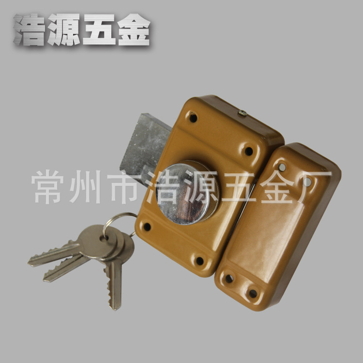 厂家推荐通道锁 木质钢质门锁防火门锁 消防逃生机械门锁