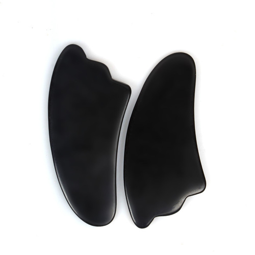 Black square scraping board non-horn facial back whole body universal face and neck scraping board 5 pcs