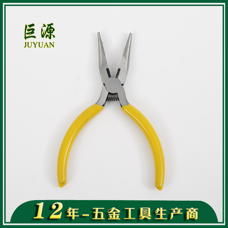 老虎钳厂家销售钳子 45#刚钳子黄色尖嘴老虎钳