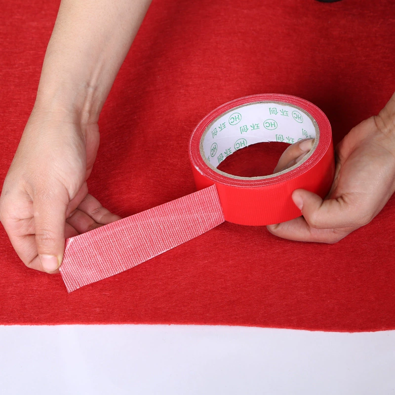 Односторонняя тканевая лента Двусторонняя тканевая лента красный ковер цвет ковровая лента оптом