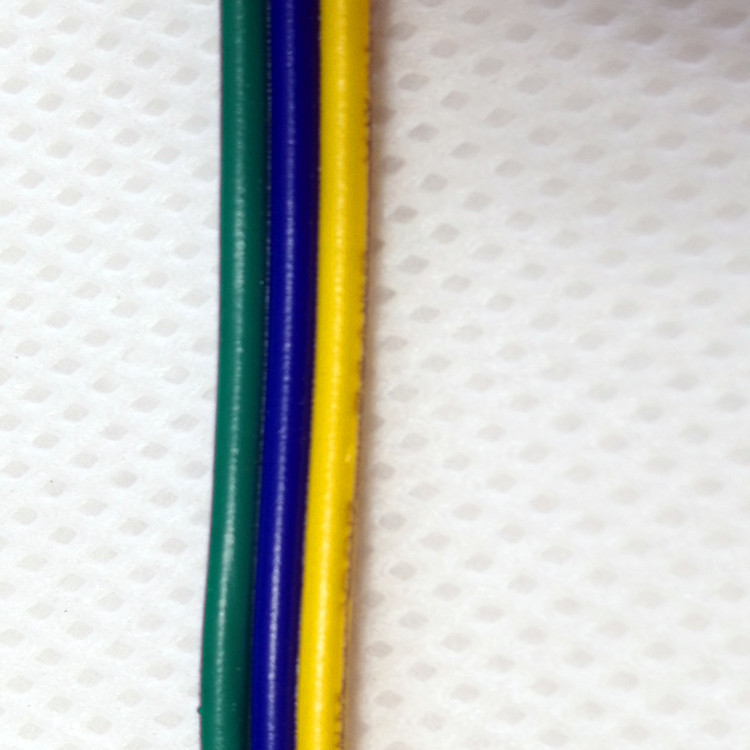 厂家直销 UL1015黄绿蓝 3P 彩排并线 端子线束加工电子连接导线