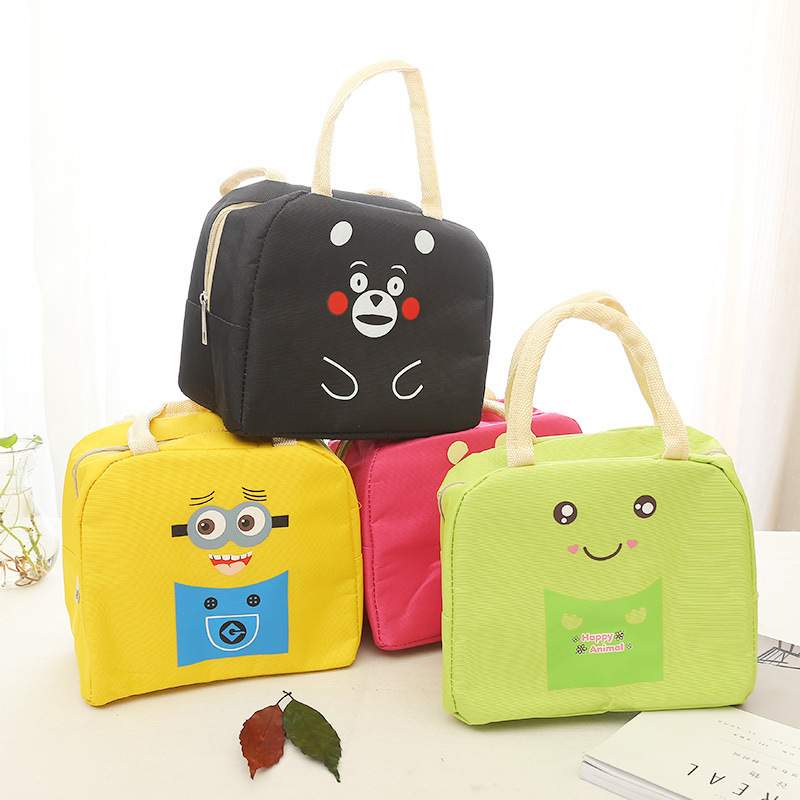 大号卡通萌物熊本加厚保温包冰包户外手拎便当包保温饭盒袋子