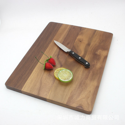 厂家直销 厨具切菜板方形黑胡桃木菜板/高档砧板/可定制的切菜板