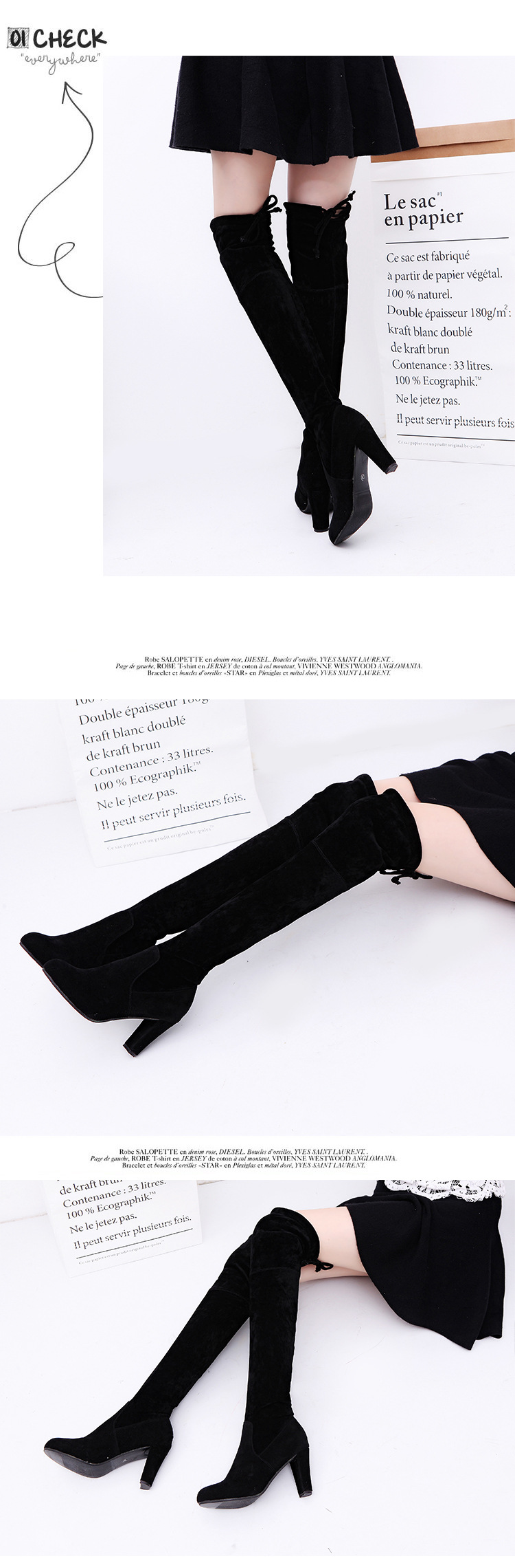 Bottes femme en PU artificiel - Ref 3354289 Image 16