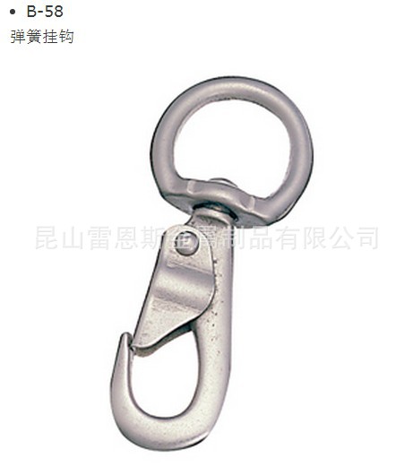 日本泷源TAKIGEN弹簧挂钩B-58-1/B-58-2/3/4/6/7/8/9/10