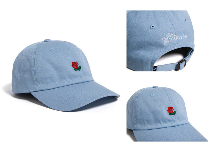 Unisexo Estilo Coreano Flor Bordado Prensado Gorra De Beisbol display picture 3