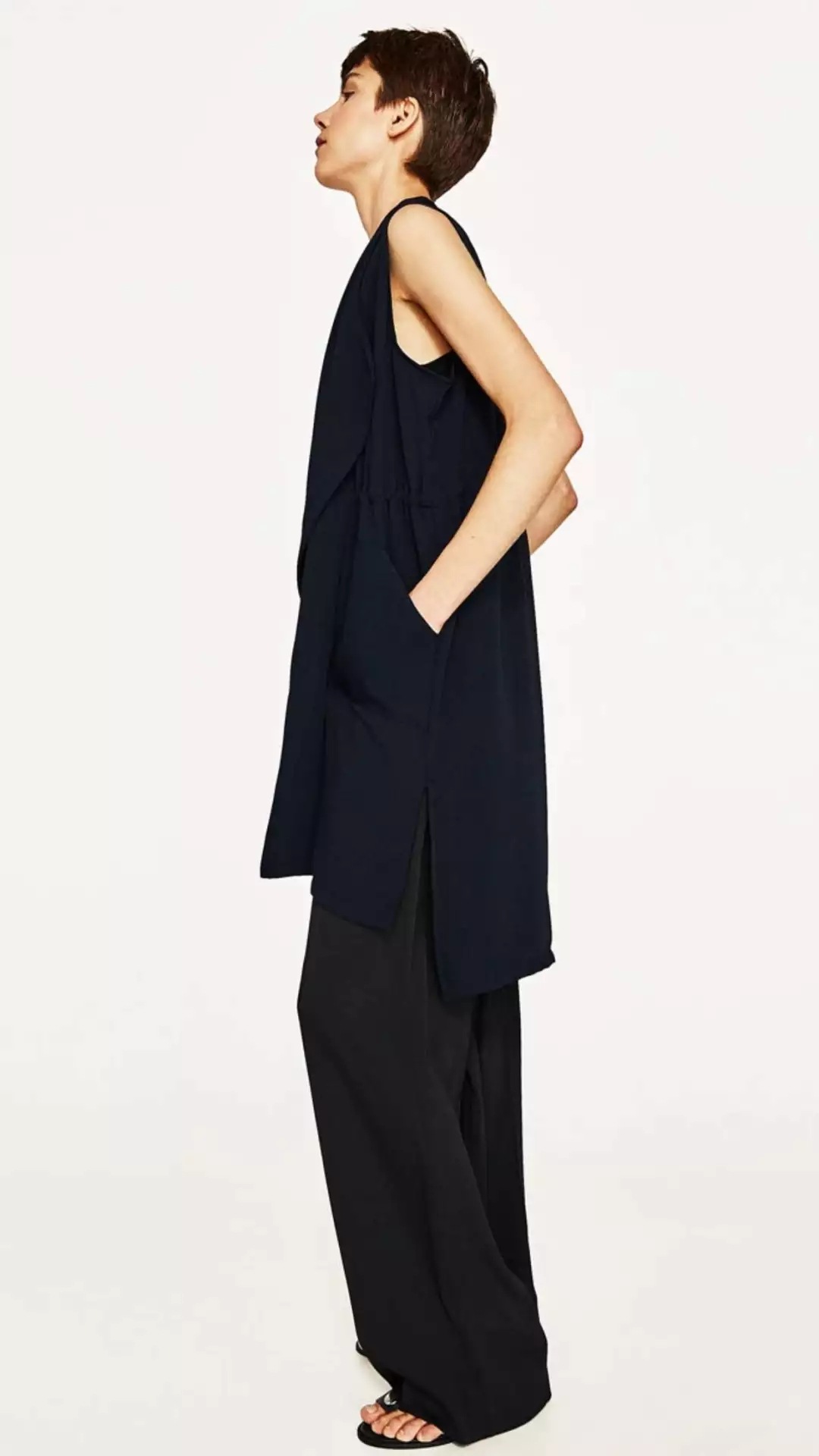 Gilet femme en Mélange de fibres chimiques - Ref 3318267 Image 13