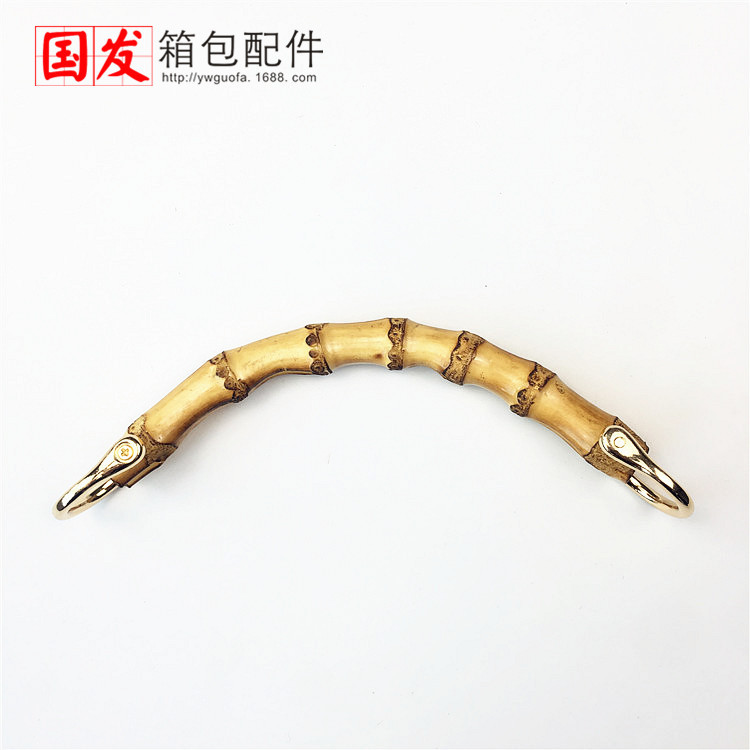 Especial: 15cm bambú brazalete de mano color original portátil bambú verdadero accesorios bolsos de mano   0633 - Mu