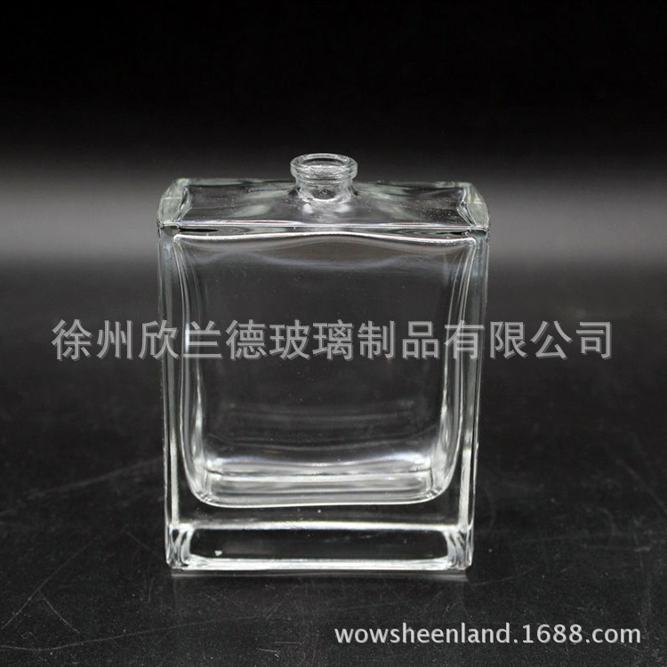 110ML 卡口香水瓶 方形香水瓶 香水瓶 高白料透明玻璃瓶