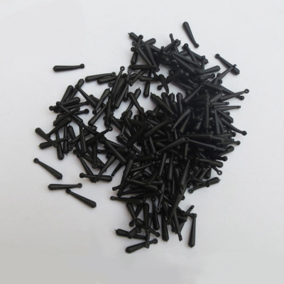  野釣黑色橡膠插拔漂座便宜防纏繞台釣插漂器漁具配件批發