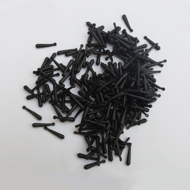  野釣黑色橡膠插拔漂座便宜防纏繞台釣插漂器漁具配件批發