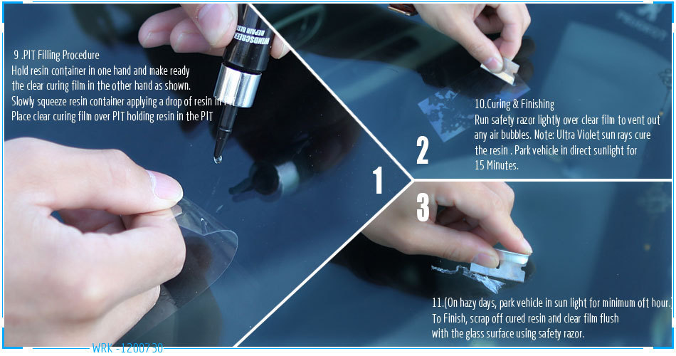 跨境 windscreen rpeair kit 汽车挡风玻璃工具 10