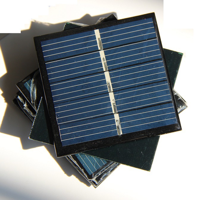 54X54mm工厂A级太阳能滴胶板小板光伏组件0.41W2.5V不贴黑条