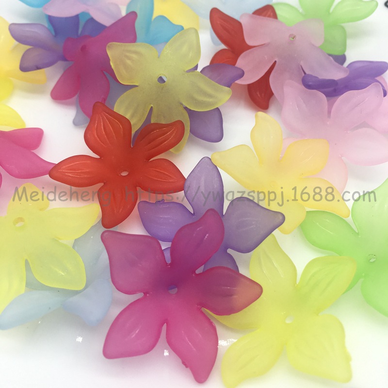 Bride's headwear, ancient-style hairpin accessories, diy jewelry processing, frosted flower head flower materials and accessories, Taobao wholesale detail image 3
