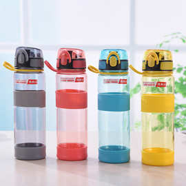 希乐丽坊运动水瓶时尚创意防烫户外便携塑料水壶Tritan水杯太空杯