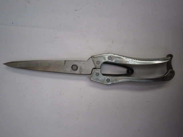 销售羊毛剪手动弹簧兽用修毛剪兔毛剪畜牧直头剪皮革剪子