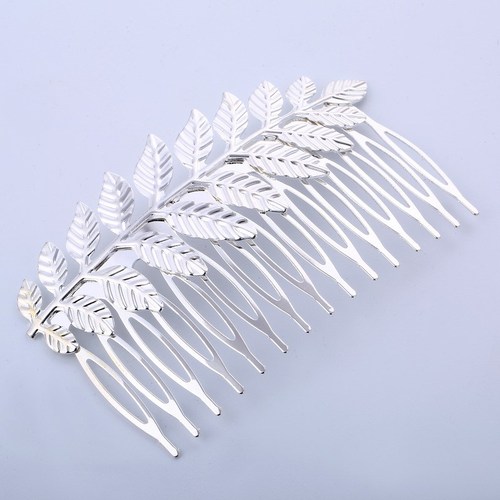 Ka Zhu Tong leaf hair comb insert comb European and American Baroque bridal hair accessories headdress birthday gift manufacturer direct sale