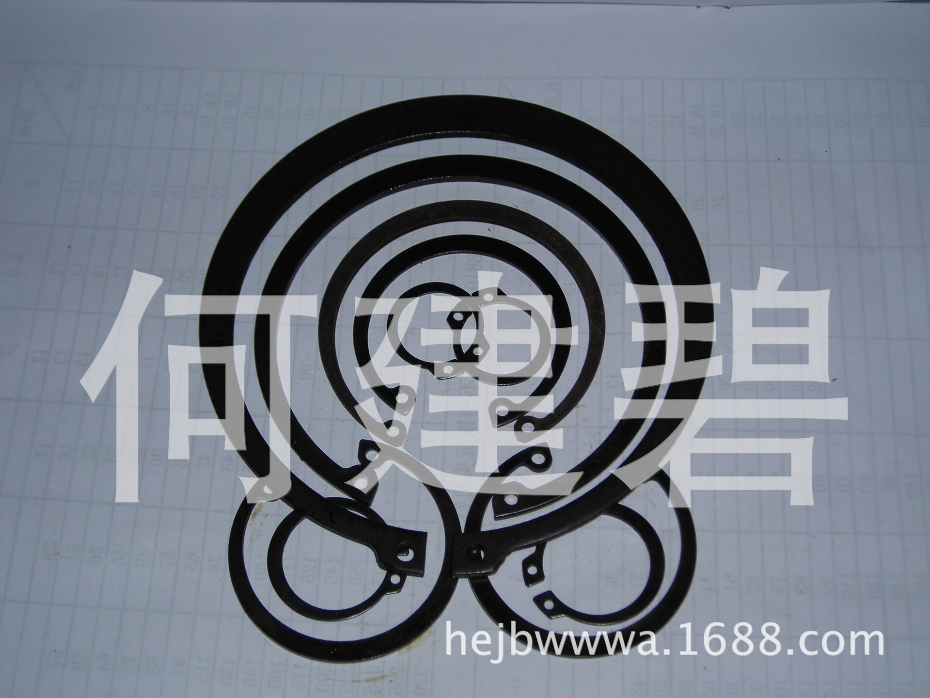 65锰钢孔用挡圈 孔用挡圈 GB893 弹性孔用挡圈 开口卡簧