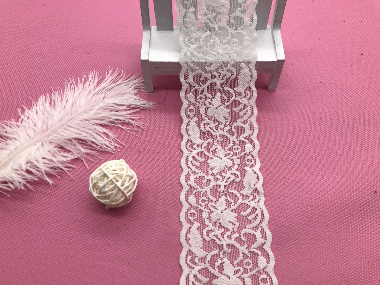 义乌氨纶弹力花边厂家直销长期现货供应9011# 宽度6CM